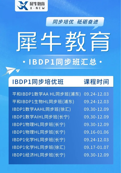 IBDP课程