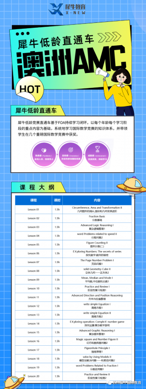 澳洲AMC数学竞赛,犀牛澳洲AMC竞赛培训辅导,澳洲AMC竞赛奖项设置,澳洲AMC竞赛备考,澳洲AMC考试技巧,澳洲AMC竞赛机考说明,