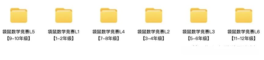 袋鼠数学竞赛