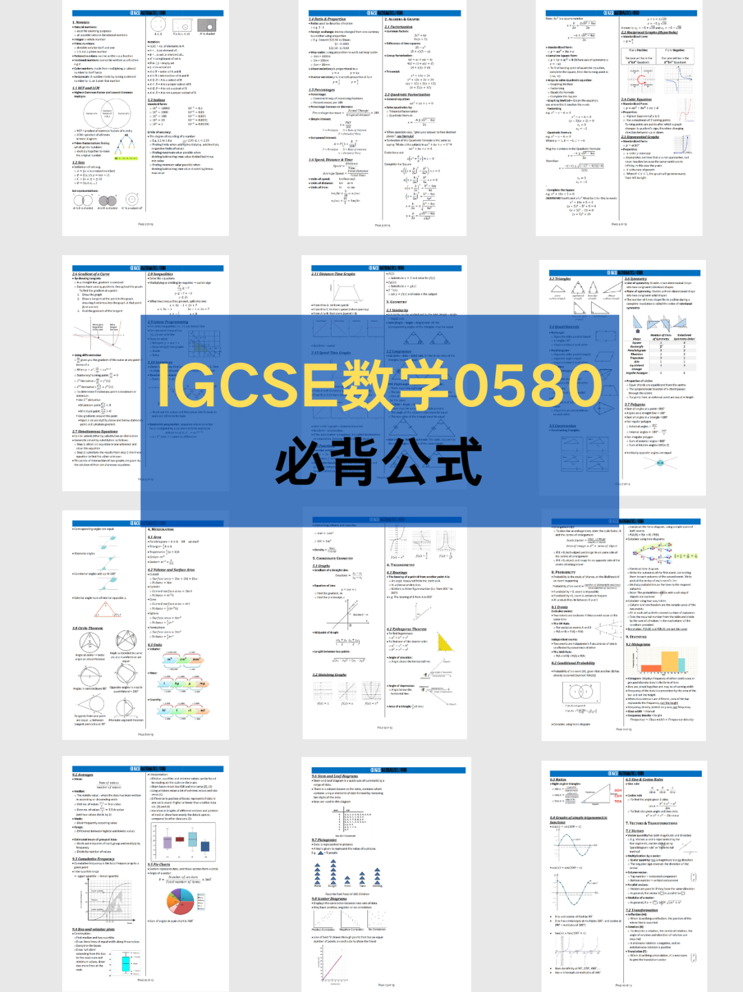 IGCSE数学
