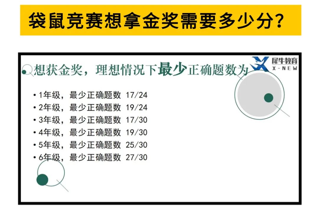 袋鼠数学竞赛