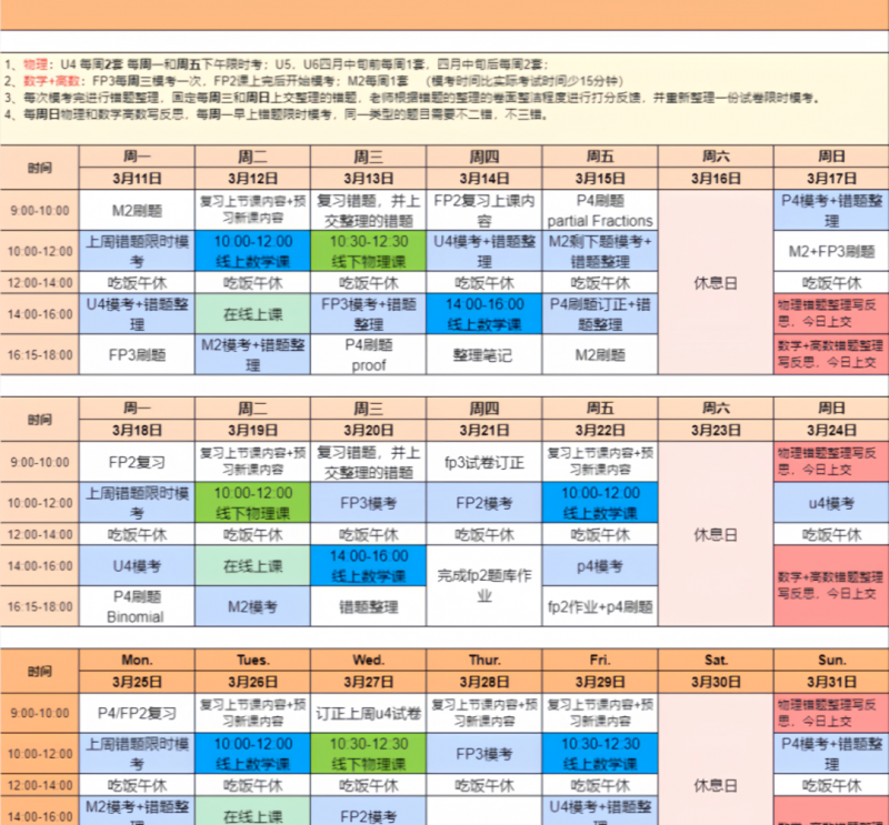 Alevel课程