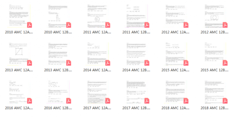 AMC12数学竞赛