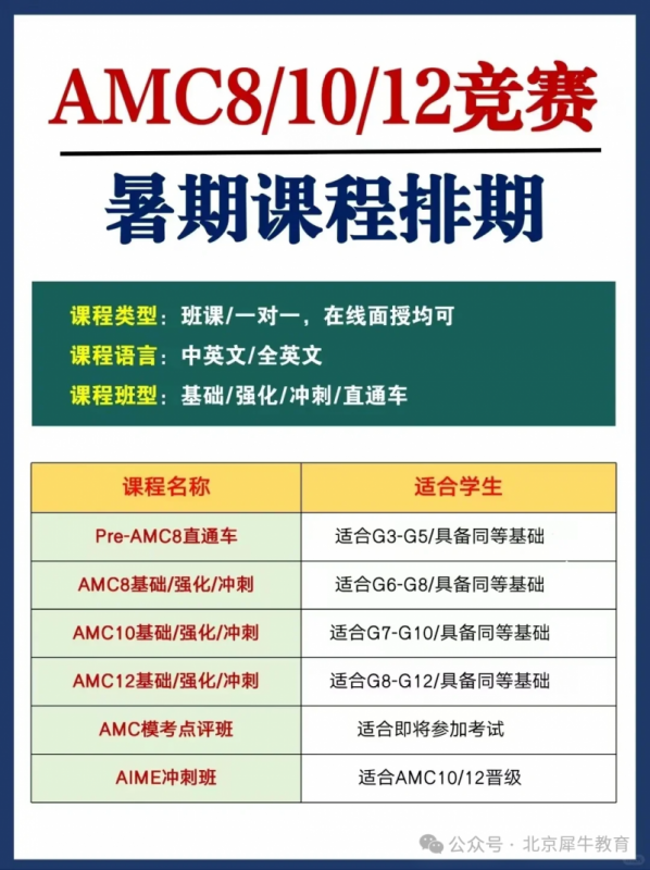 AMC数学竞赛