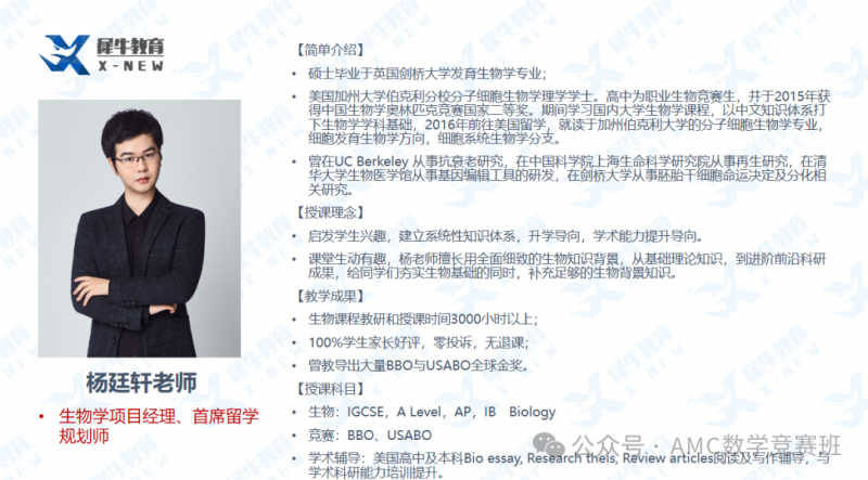 BBO/USABO辅导