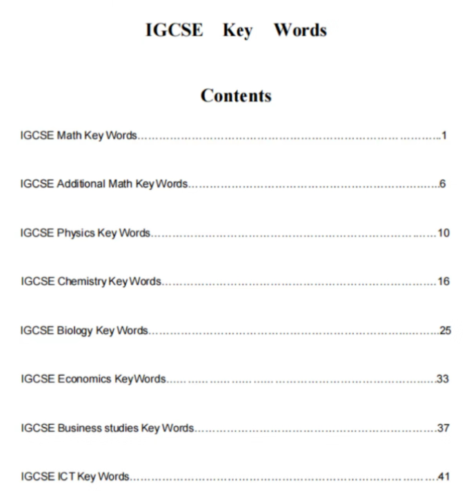 igcse课程衔接班