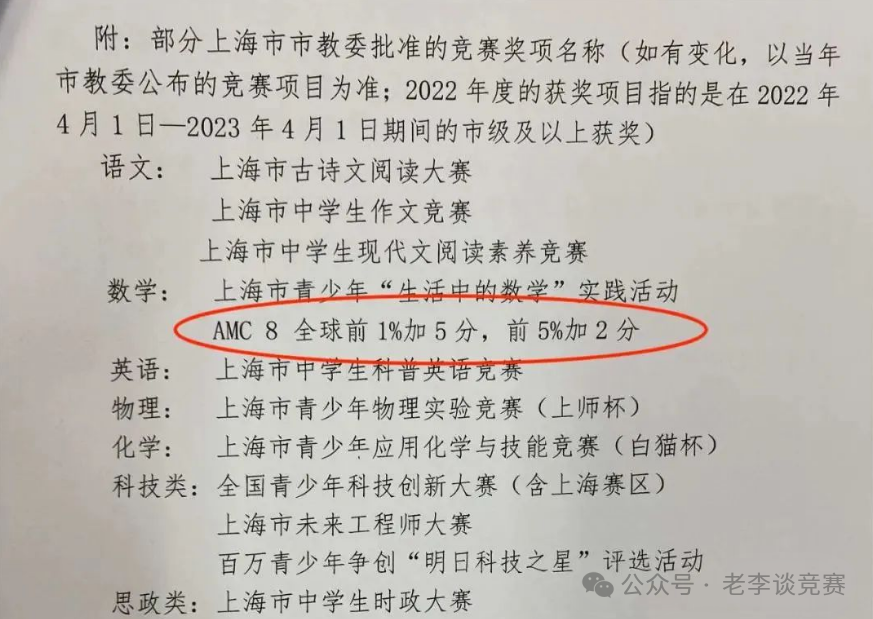 AMC8数学竞赛