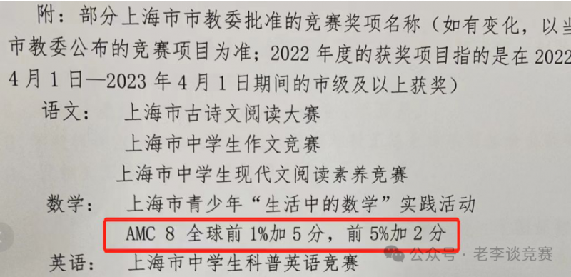 AMC8数学竞赛