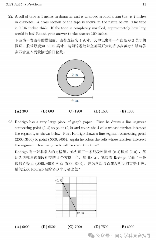 AMC8竞赛