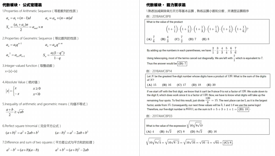 AMC8数学竞赛