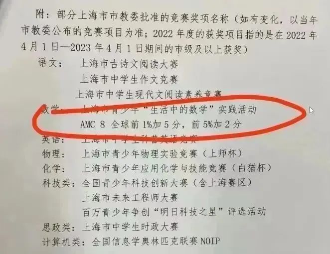 AMC8数学竞赛