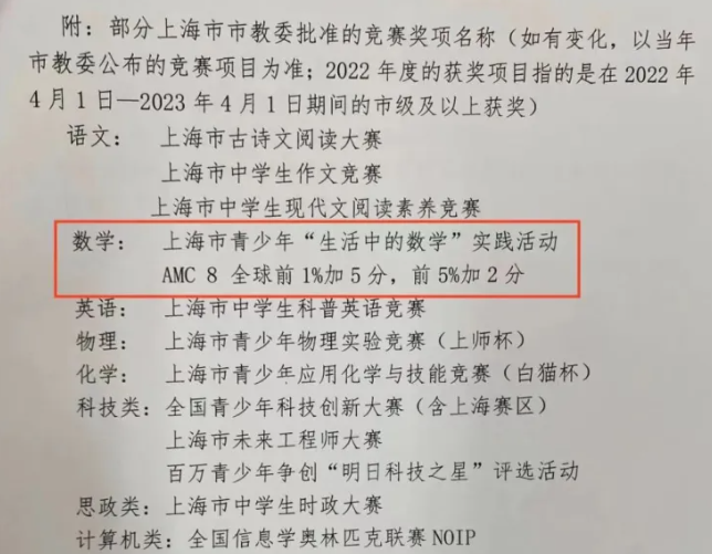 AMC8数学竞赛