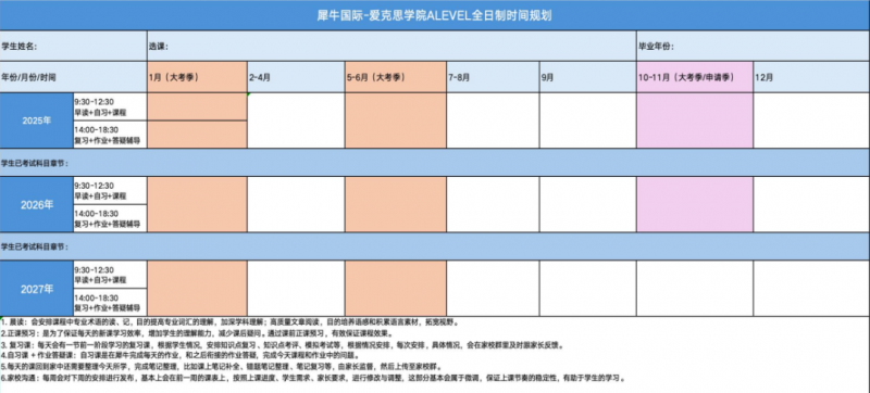 ALevel脱产
