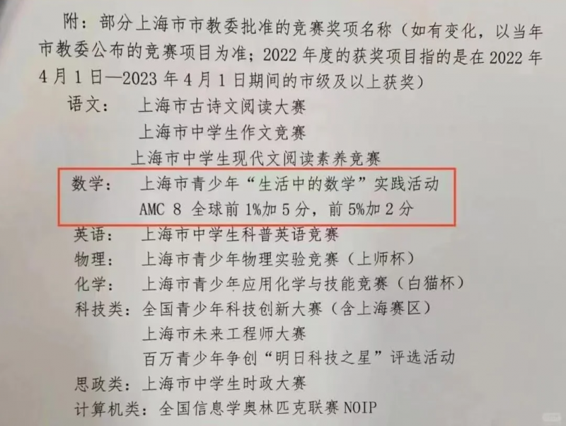 AMC8数学竞赛