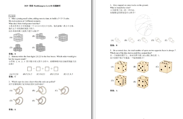 袋鼠数学竞赛