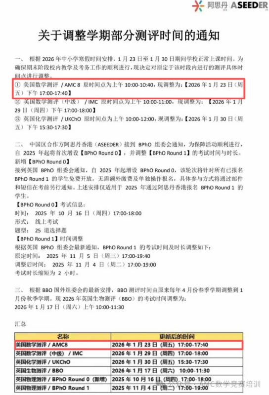 AMC8数学竞赛