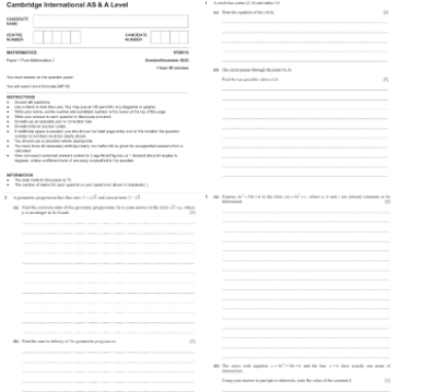 ALevel数学