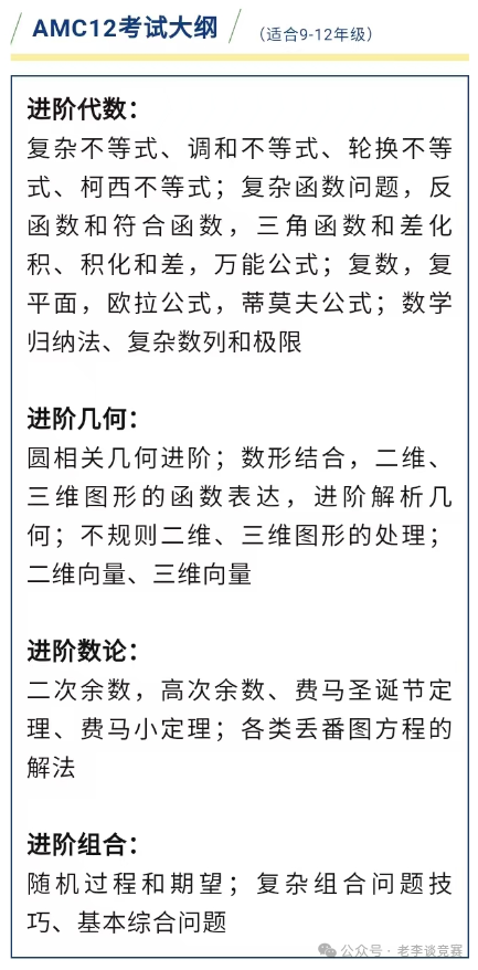 AMC12数学竞赛