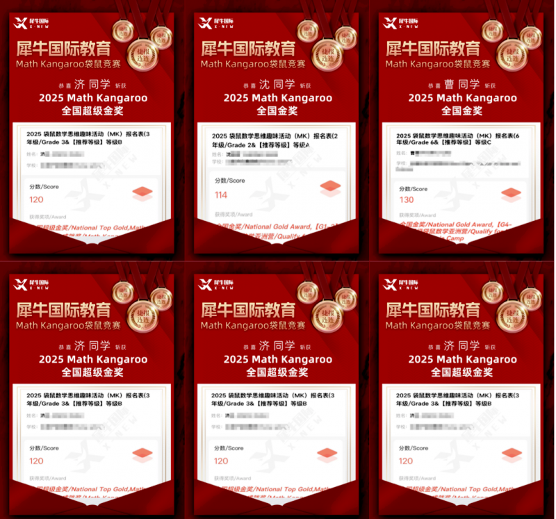 袋鼠数学竞赛