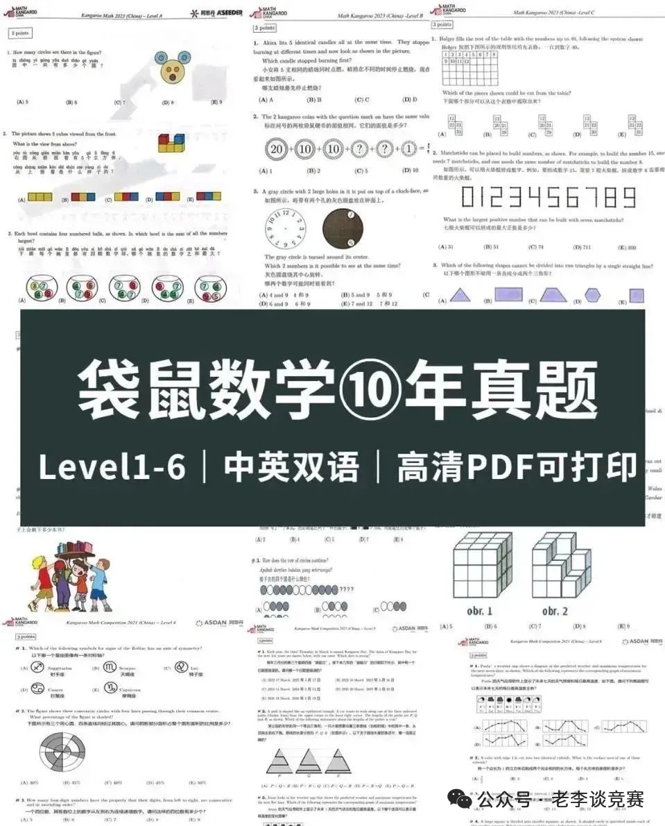 袋鼠数学竞赛