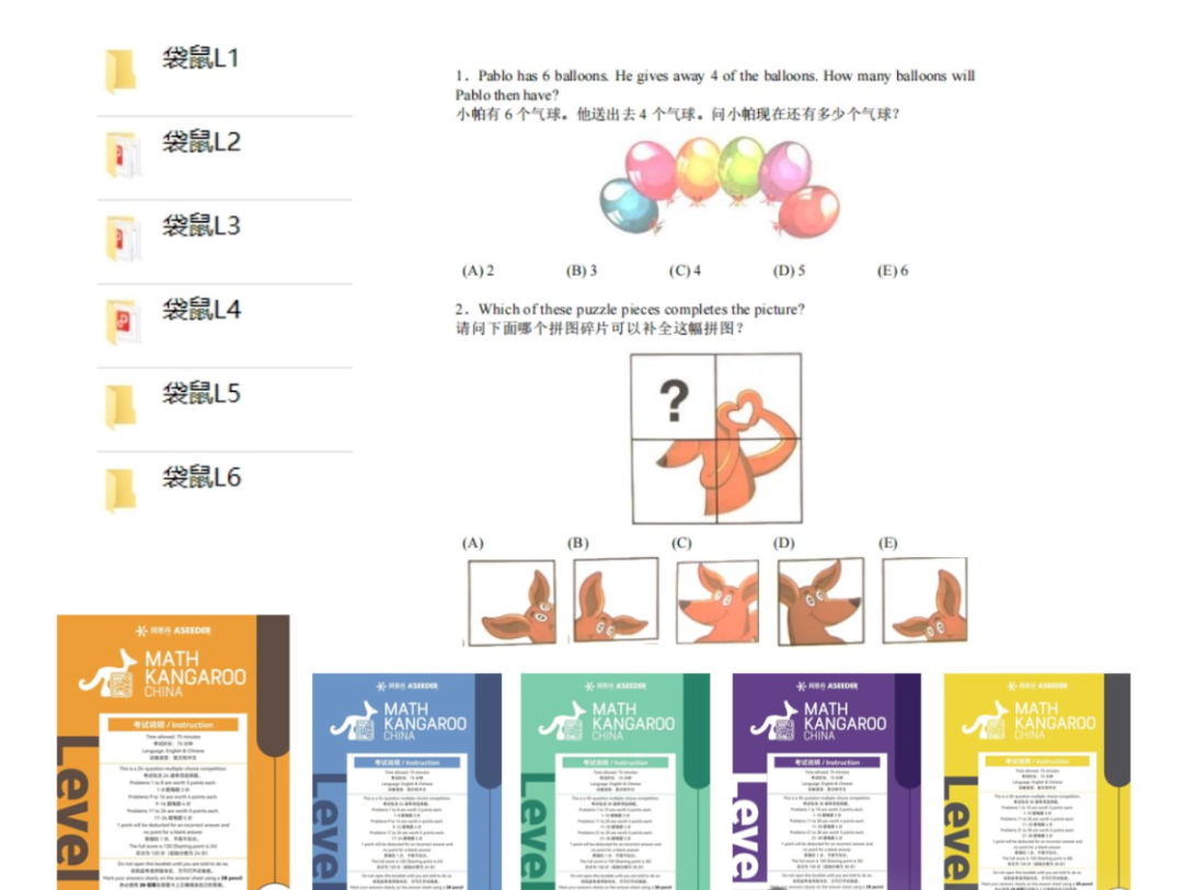 袋鼠数学竞赛