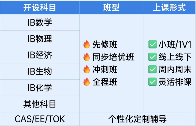 IB课程培训