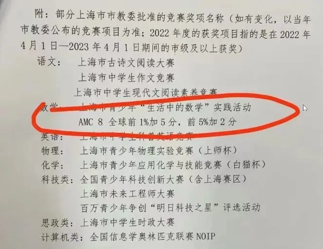 AMC8数学竞赛