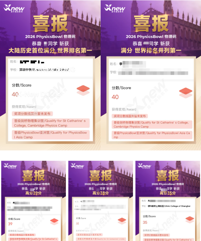 犀牛国际教育物理碗竞赛培训课程