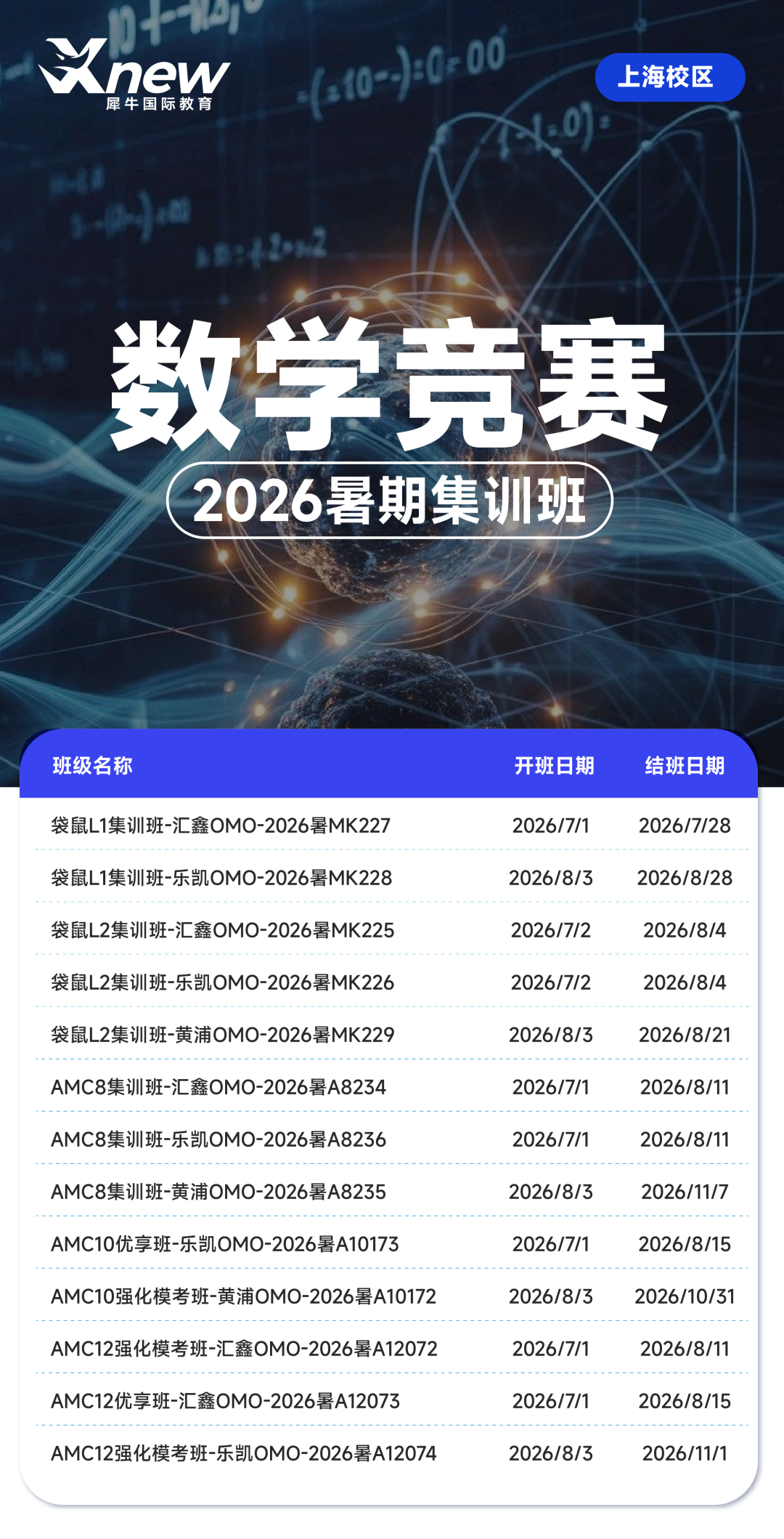 犀牛AMC8数学竞赛培训