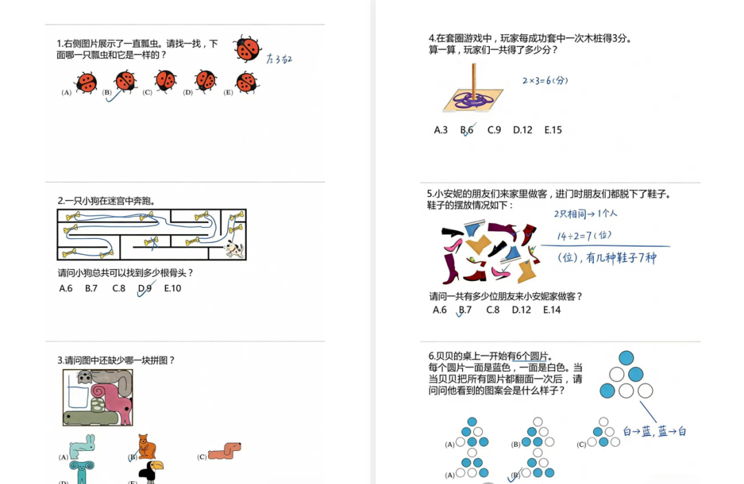 袋鼠数学竞赛