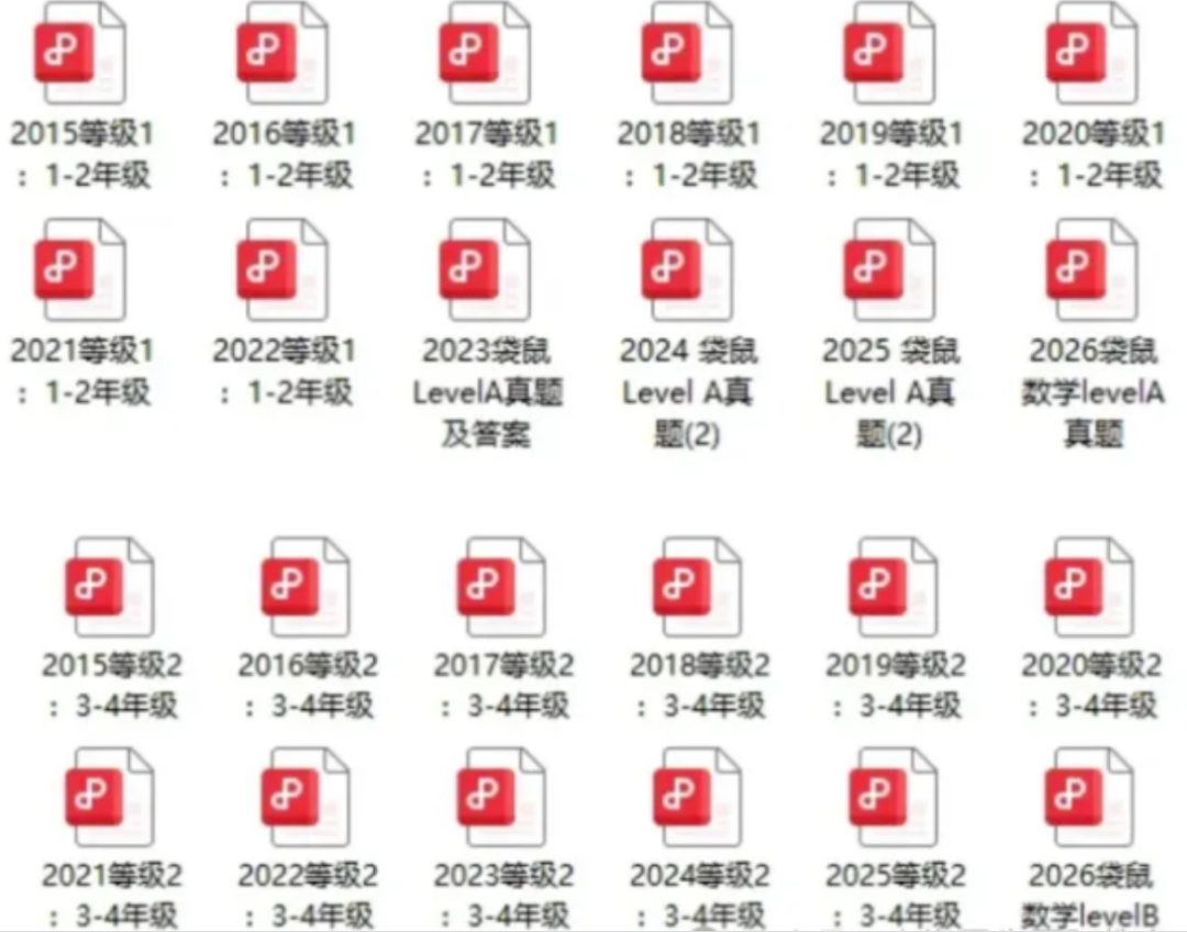 袋鼠数学竞赛
