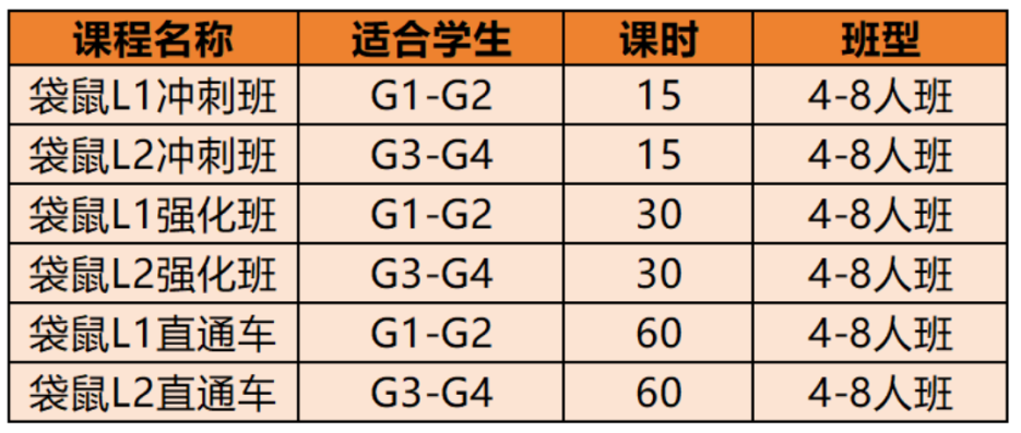 袋鼠数学竞赛培训课程