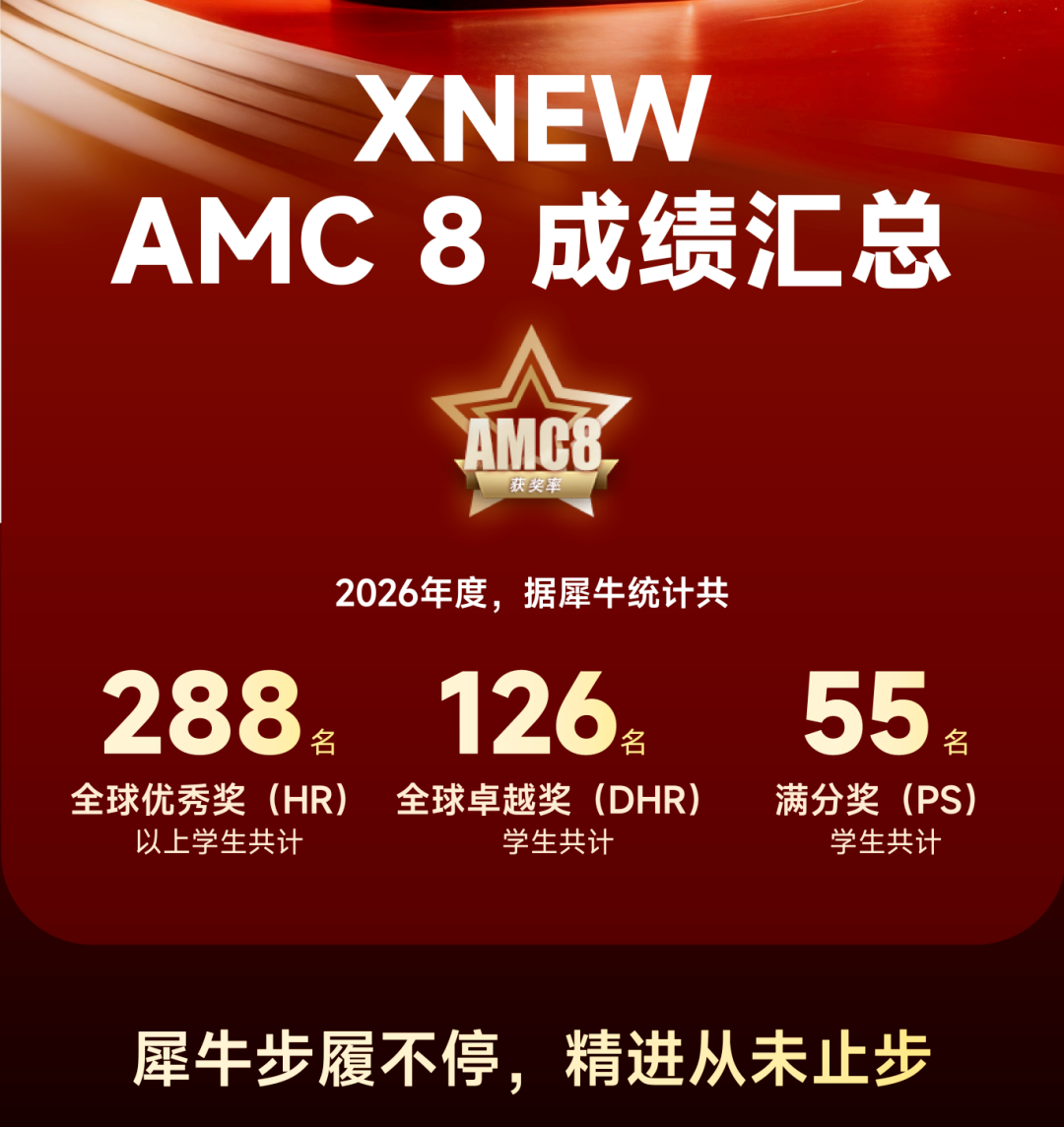 犀牛国际PreAMC8数学竞赛培训课程
