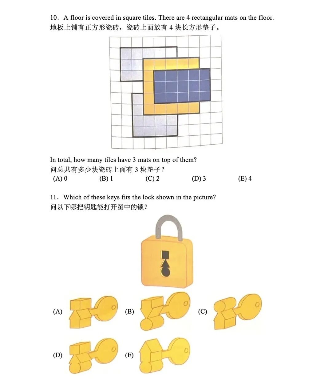 袋鼠数学竞赛金奖